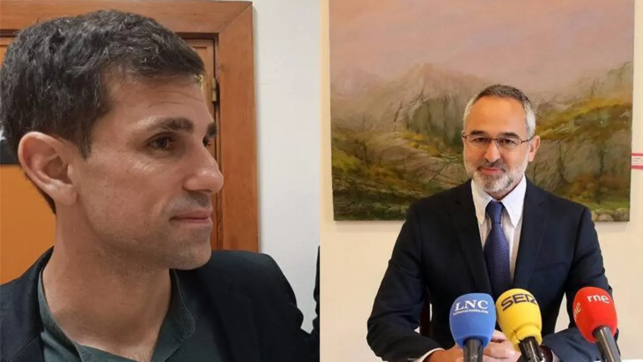 C&eacute;sar de la Fuente (i) y Sergio Boixo.