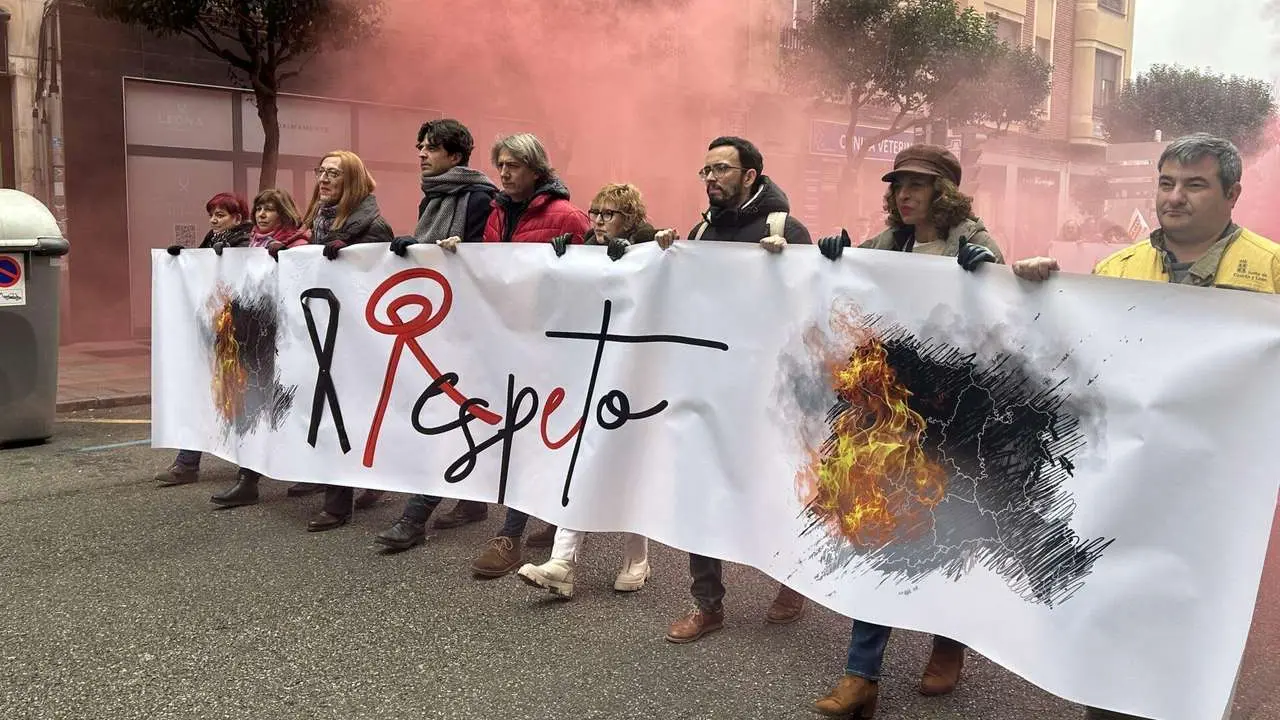 Manifestaci&oacute;n de la plataforma &lsquo;Respeto&rsquo;. Hugo Garc&iacute;a. Le&oacute;n 24 Horas.