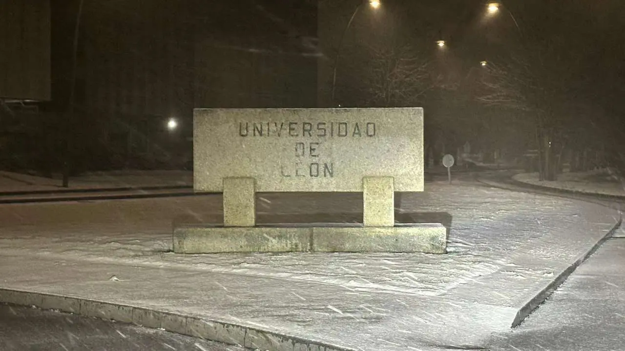 La nieve vuelve a cubrir Le&oacute;n en la madrugada de este s&aacute;bado. Le&oacute;n 24 Horas.
