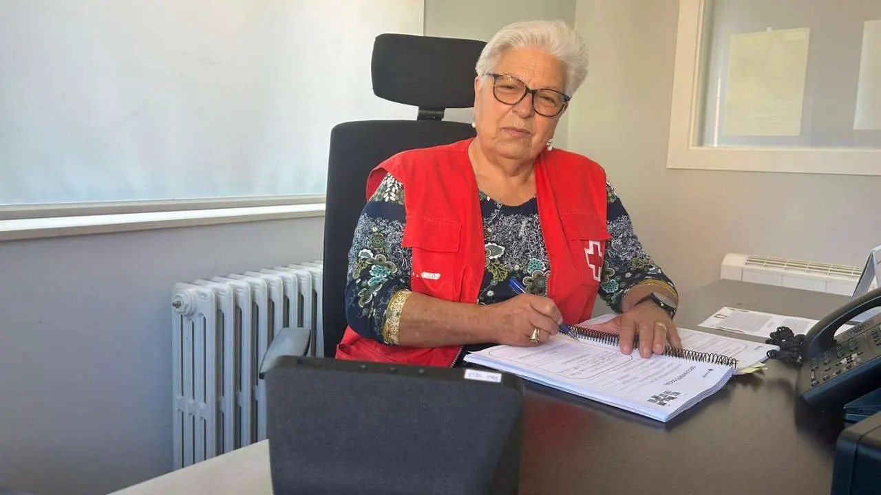 Belarmina, presidenta de la AC en Valencia de don Juan. | CRUZ ROJA