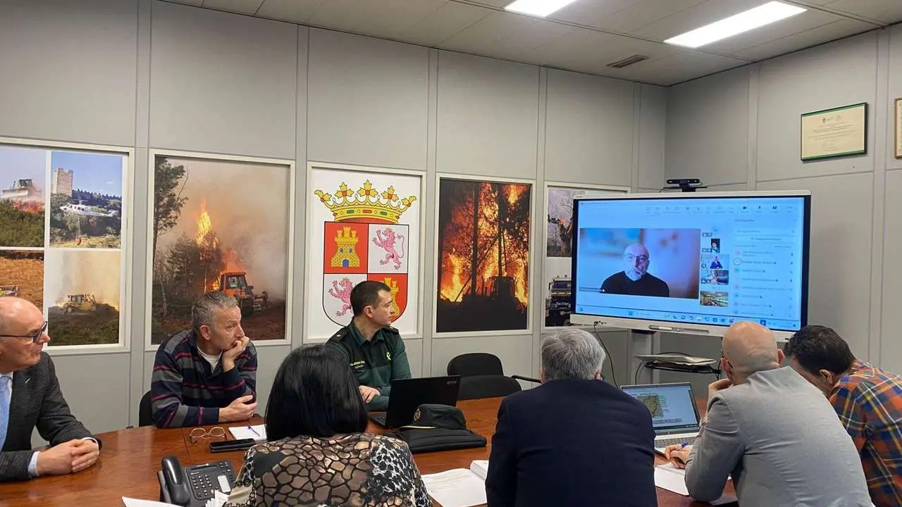 Reuni&oacute;n del Cecopi este martes 17 de febrero. 