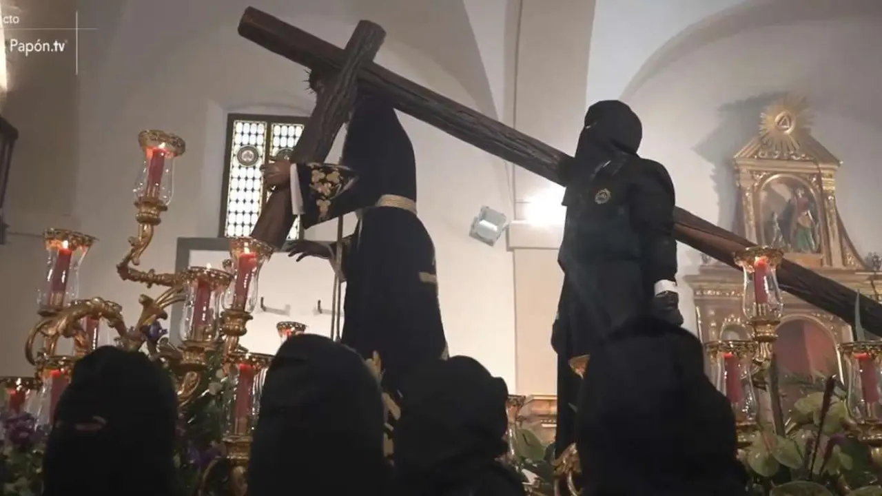 Fotograma de la Salida del Nazareno de Santa Nonia en La Pasi&oacute;n 2025
