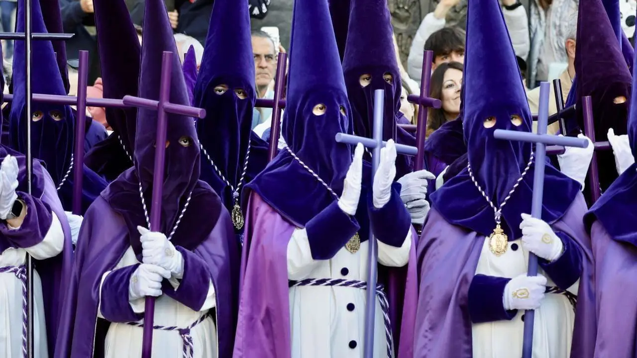 La procesi&oacute;n del Encuentro de la Semana Santa de Le&oacute;n. | ICAL