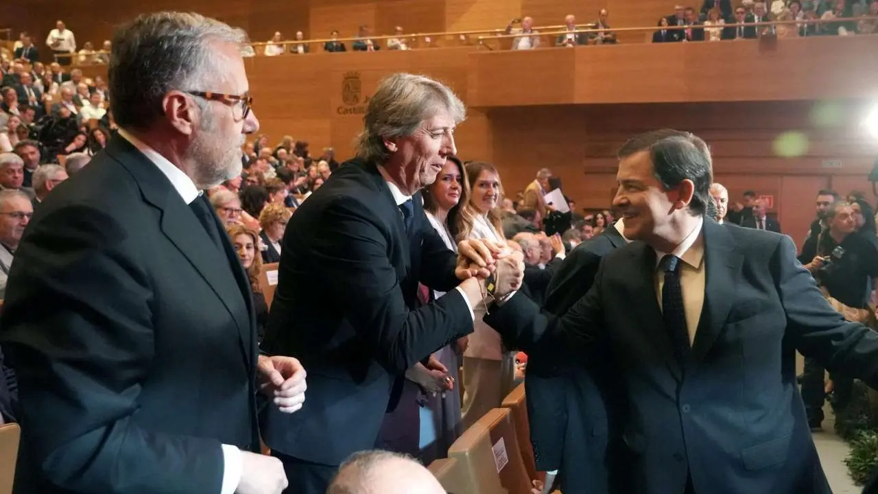 El presidente de la Junta, Alfonso Fern&aacute;ndez Ma&ntilde;ueco. Rub&eacute;n Cacho