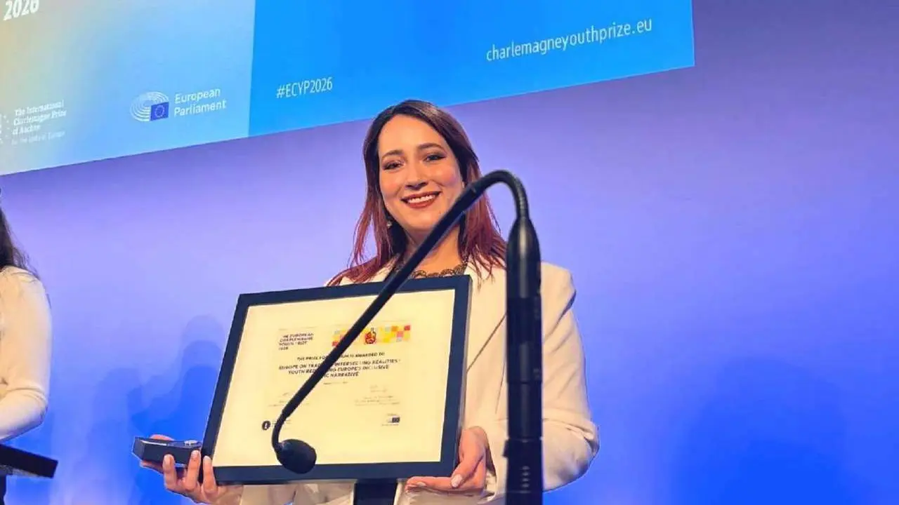 La estudiante de la ULE Daniela Orozco
