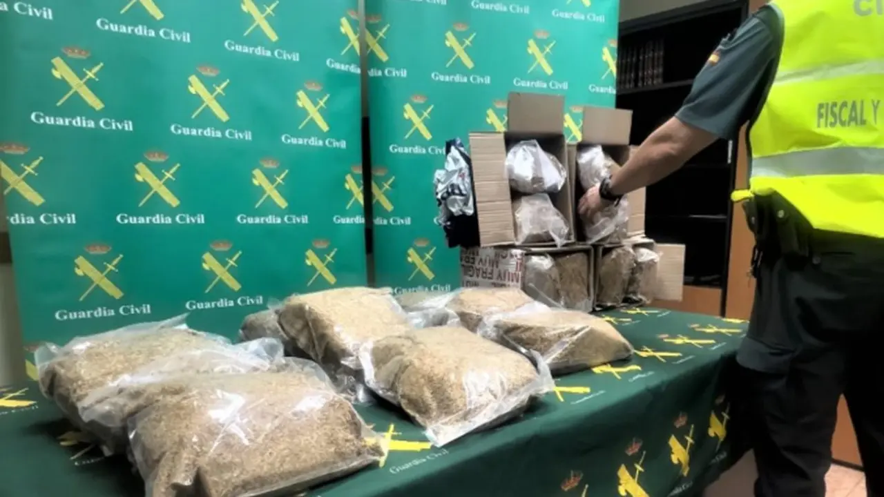 La Guardia Civil ha incautado cerca de 20 kilos de picadura de tabaco ilegal. | GC
