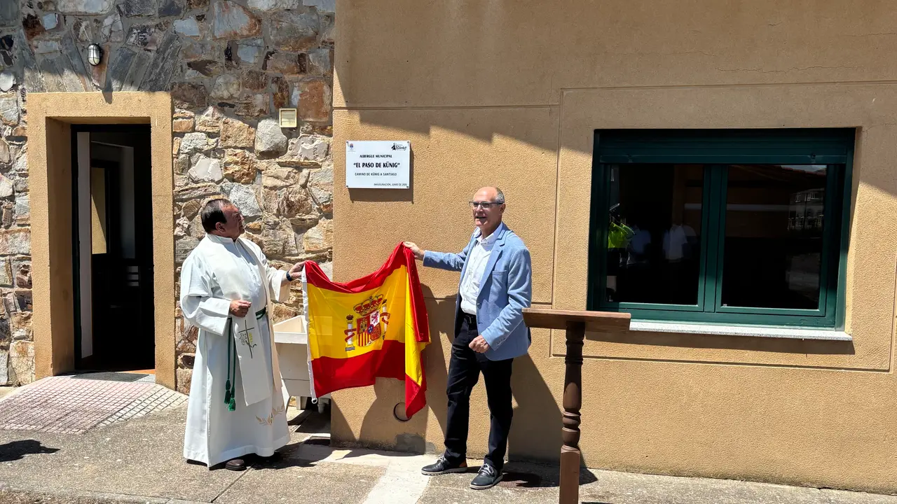 Santa Marina del Rey inaugura el albergue municipal de peregrinos &lsquo;El paso de K&uuml;nig&rsquo;