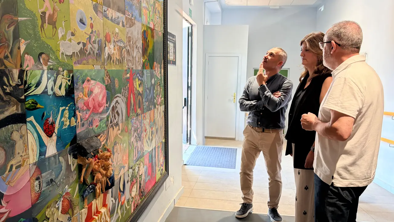 La Universidad de Le&oacute;n incorpora a su patrimonio una reinterpretaci&oacute;n colectiva de &lsquo;El jard&iacute;n de las delicias&rsquo; realizada por 91 artistas leoneses