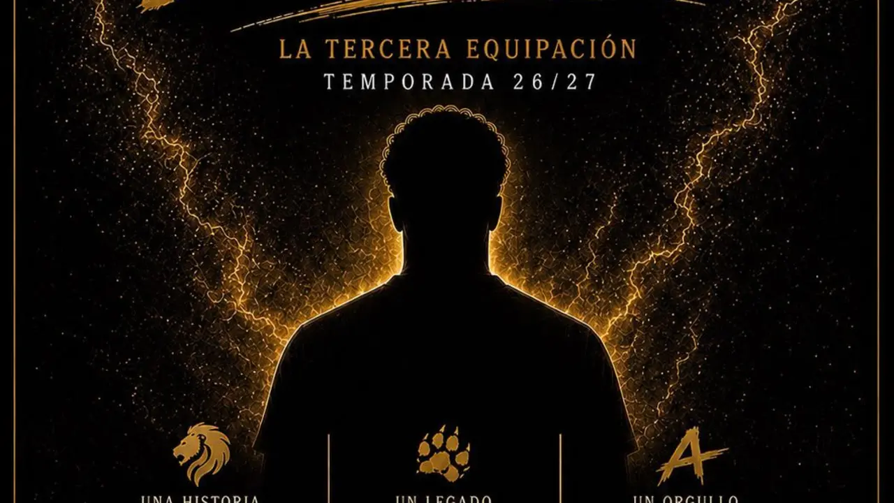 Cartel de presentaci&oacute;n de la nueva camiseta del Ademar 2026-2027