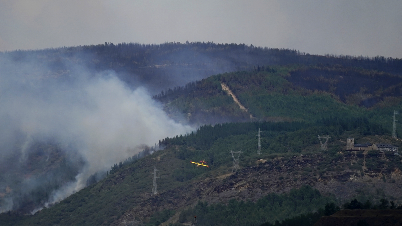 Incendios en el Bierzo . ICAL