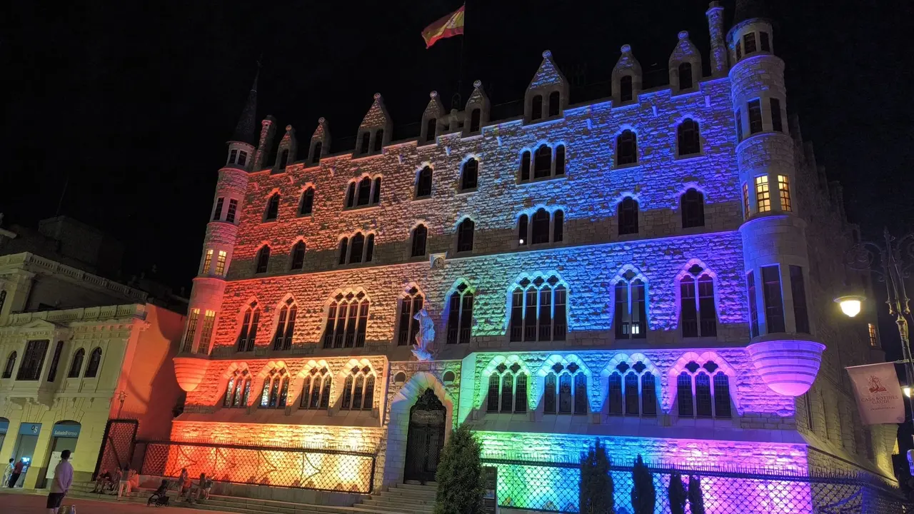 Botines de ilumina con la bandera LGTBI