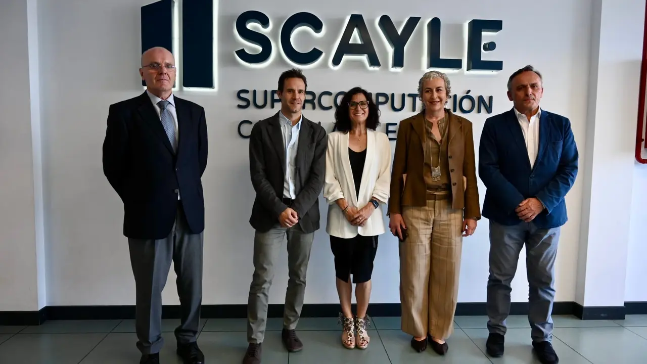La consejera de Movilidad, Transformaci&oacute;n Digital e Inteligencia Artificial, Cristina Sanchidri&aacute;n, mantiene una reuni&oacute;n de trabajo con la directora de Scayle, Hilde P&eacute;rez, y visita el Centro de Supercomputaci&oacute;n de Castilla y Le&oacute;n. Campillo. Ical