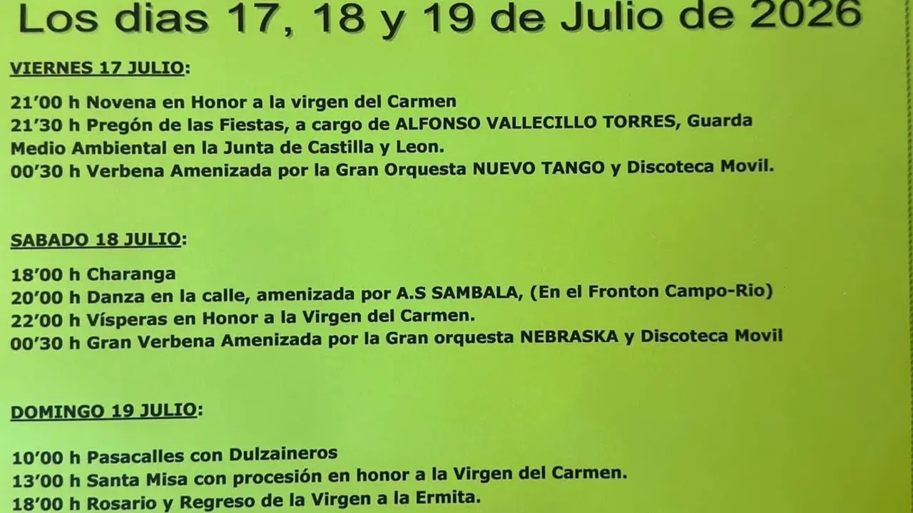Grandes Fiestas en Cea