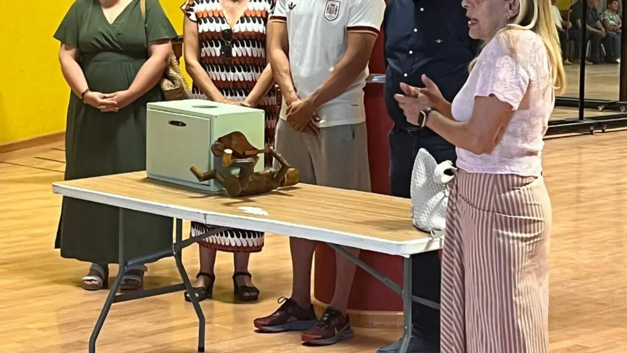 Visita de La Caixa en Camponaraya