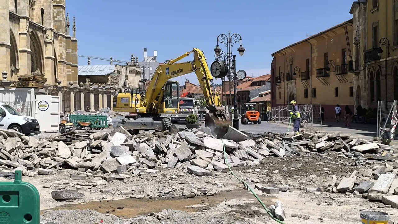 Obras catedral de Le&oacute;n. Le&oacute;n24horas