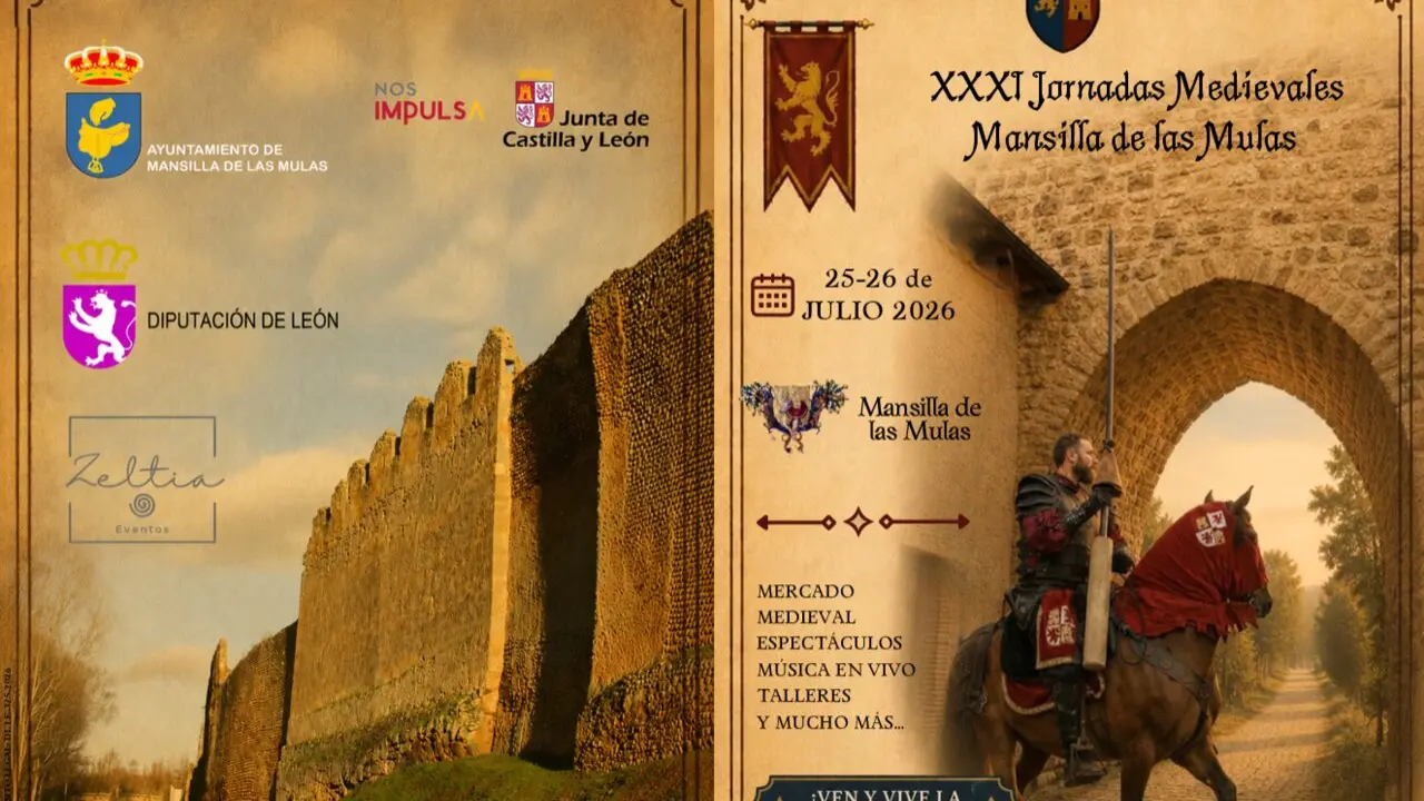 Cartel XXXI Jornadas Medievales Mansilla de las Mulas