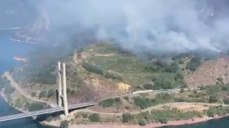 Incendio en Sena de Luna