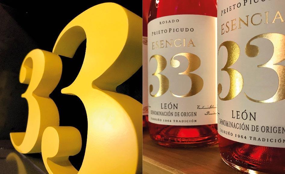 Vino rosado Esencia 33 de la DO León. / MEORIGA