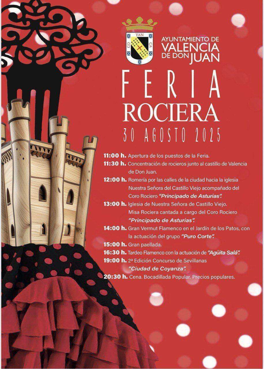 Cartel Feria Rociera 2025 / Ayuntamiento de Valencia de Don Juan 