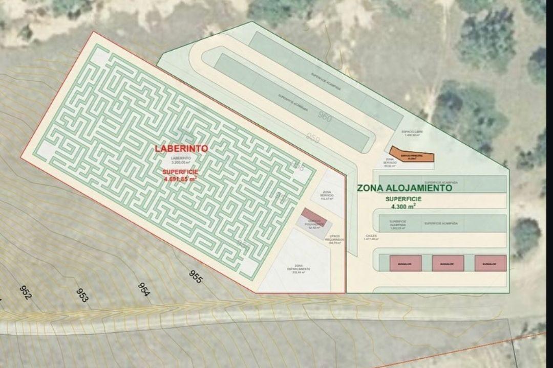 Plano del Nuevo Camping de Almanza