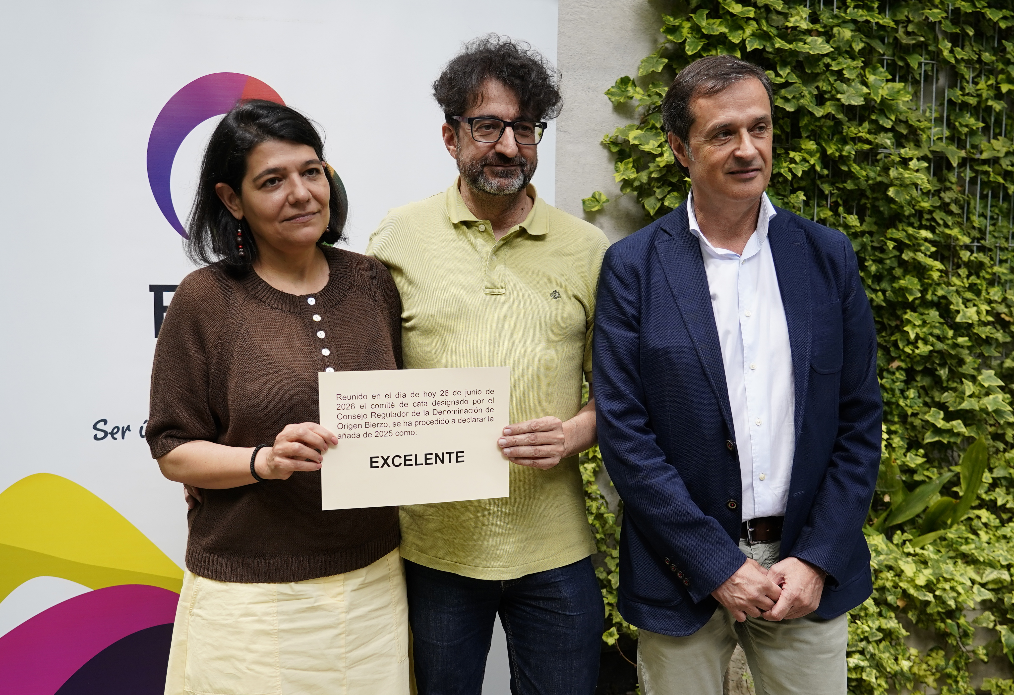 Acto de lectura de la calificación de la añada 2025 de la Denominación de Origen Bierzo. César Sánchez. Ical