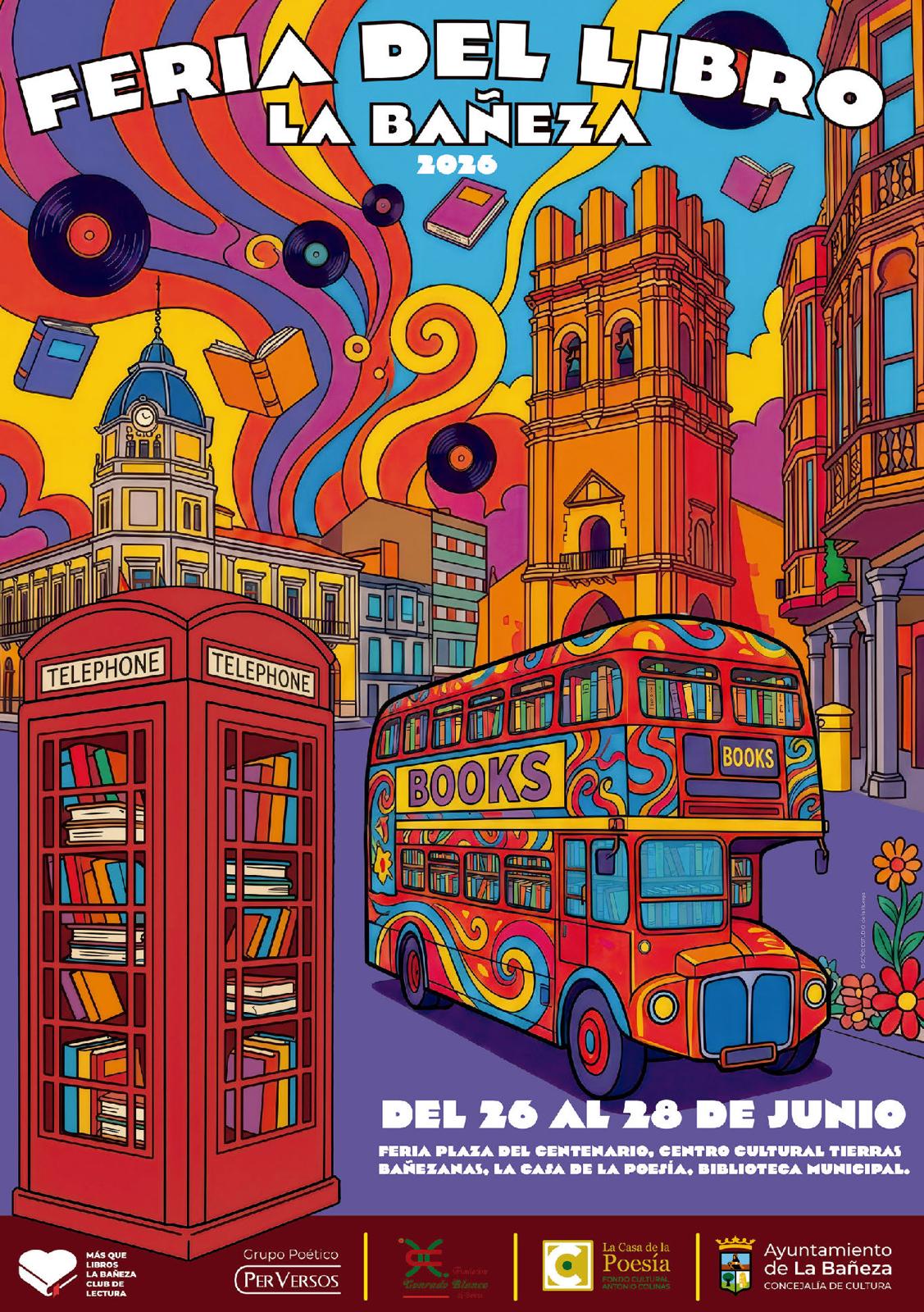 Cartel Feria del Libro de La  Bañeza 1