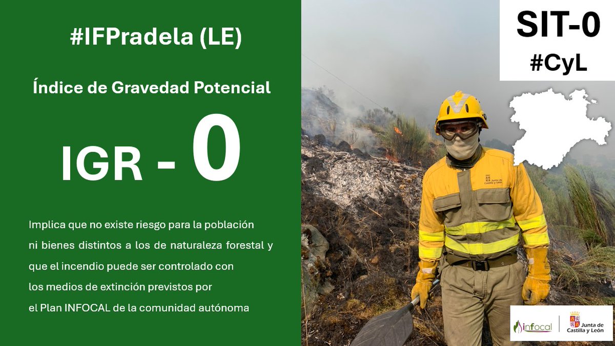 Incendio en Pradela baja a nivel 0