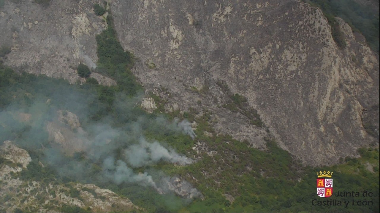 Incendio en Ribota de Sajambre