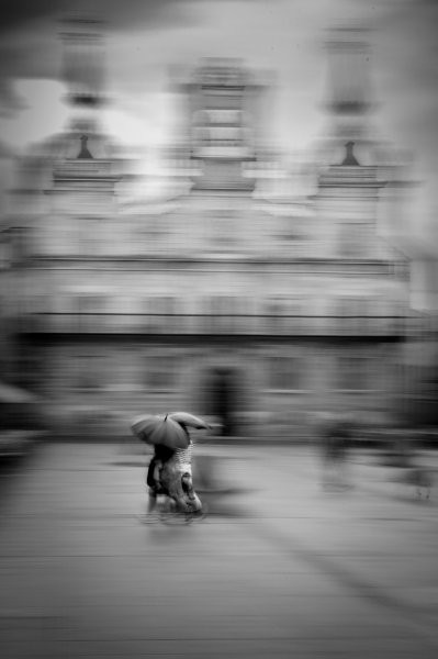Premio Astorga. ‘Plaza Mayor en tránsito’, de Ramón Fidalgo Villarino.