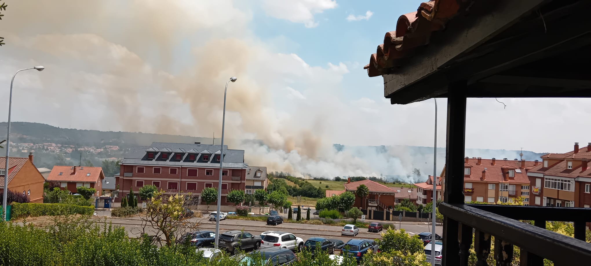 Incendio en Navatejera