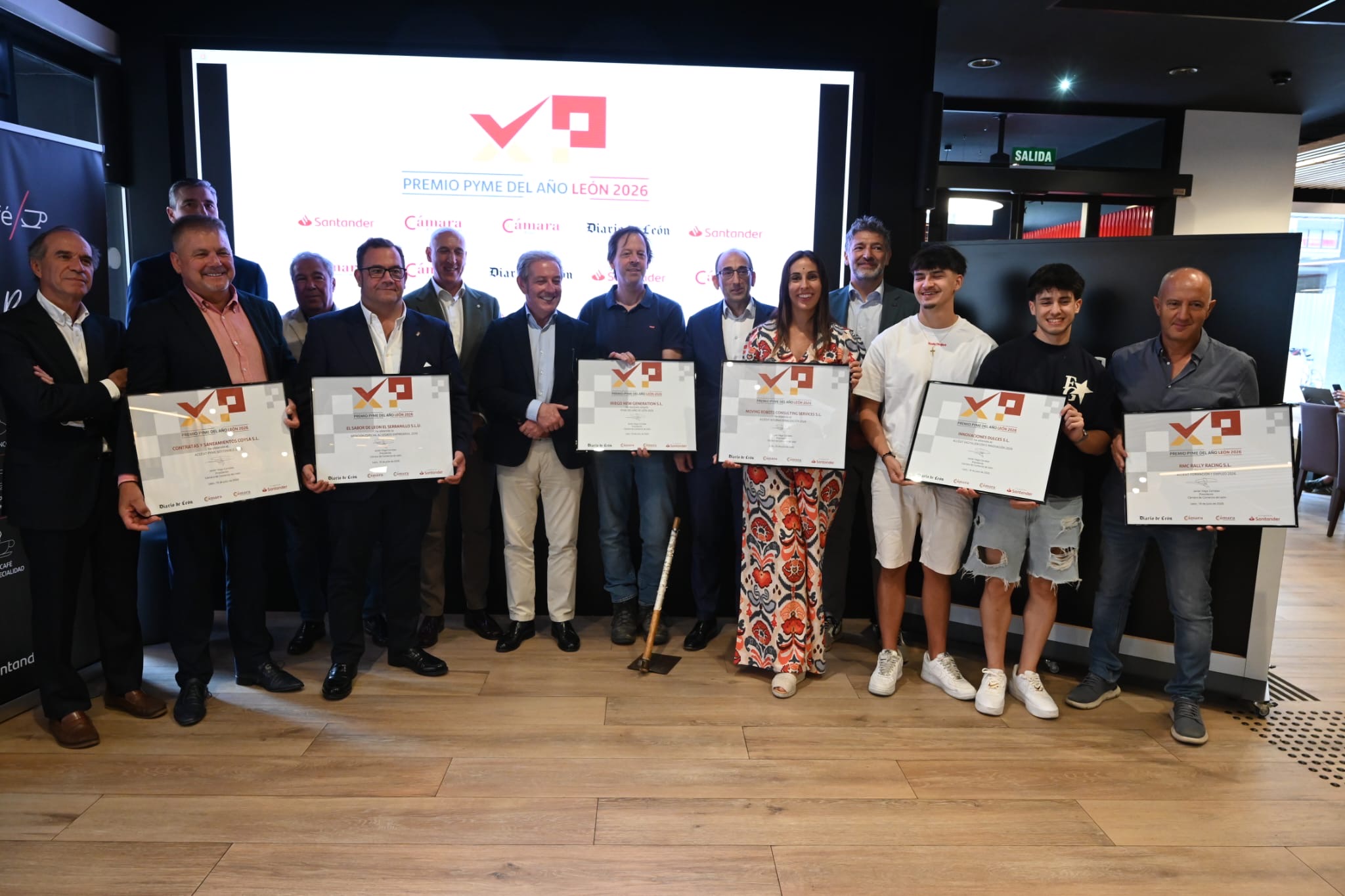 Acto de entrega del Premio Pyme del Año que concede la Cámara de Comercio de León. Peio García. Ical