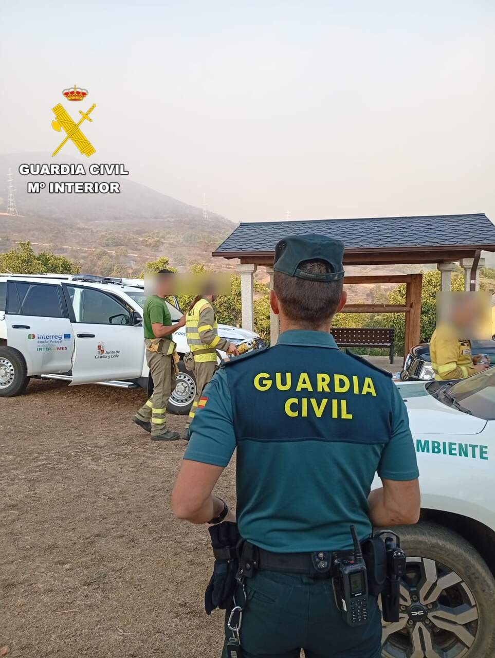 Incendio Forestal en Castropodame